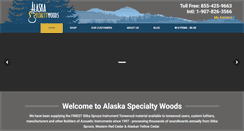 Desktop Screenshot of alaskawoods.com